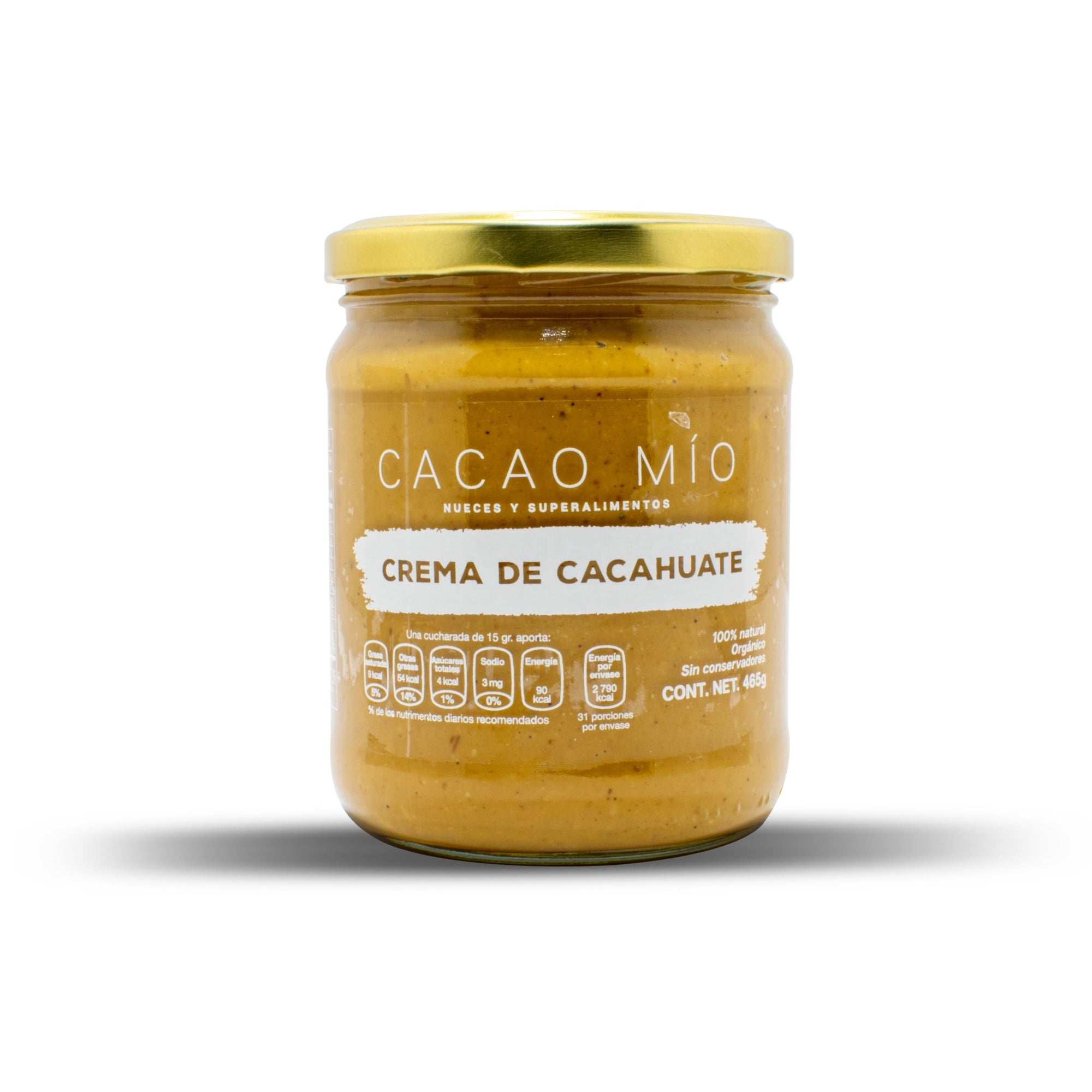 Crema de Cacahuate Cremosa - cacaomio.com